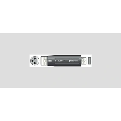 Image of AVL128 XLR to USB Adaptor Interface, Convert Microphone Input Digital Audio Format