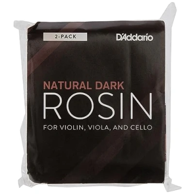 Image of D&#039;Addario Violin Rosin Cello Natural Violin, Dark, Two Pack