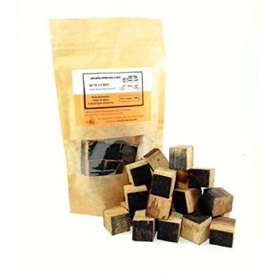 Image of AlcoFermBrew Rum Oak CUBES 100g from emptied Barrels Rumcubes Chips Flakes