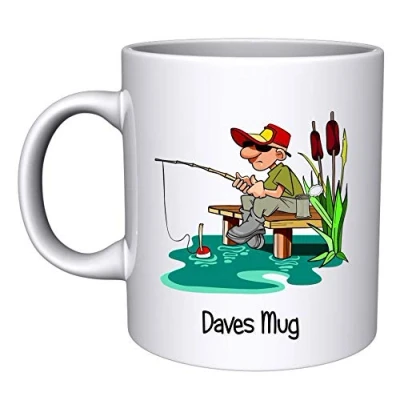 Image of SMB Novelties Personalised Fishing Ceramic Mug