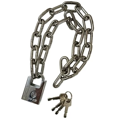 Image of WANLIAN Security Chain and Lock Kit Length 500mm,Cycling Locks Motorcycle Suitable for Electric Bicycles, Bicycles Motorcycles (6x500mm)