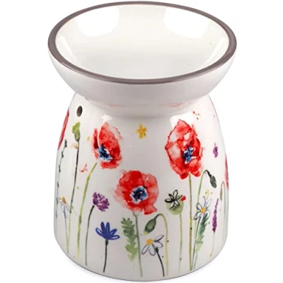 Image of lesser and pavey LP48012 Wax/Oil Warmer Poppy 1 Piece 11x11x14 cm Accessory, Multicolor