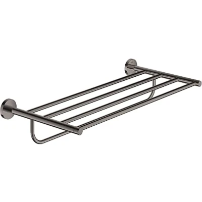 Image of GROHE Essentials New Multi Bath Towel Rack Hard Graphite 40800A01