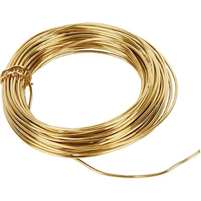 Image of Creativ 100263 Brass Wire, thickness 1,2 mm, 100 brass, 10m, Metal