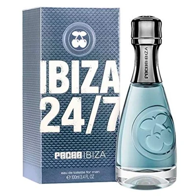 Image of Pacha Ibiza 24/7, Eau de Toilette for Men Long Lasting Fresh, Elegant, and Sexy Fragance Lavender, Wood Leather Notes Ideal Day Wear 100 ml