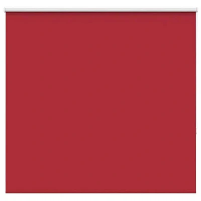Image of vidaXL Roller Blind Blackout Red 165x130 cm Fabric Width 161.6 Polyester