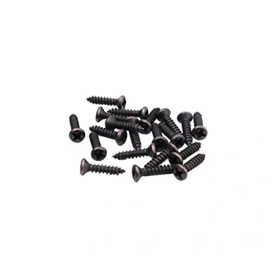 Image of 50 Pack Bronze Pickguard Mounting Screws Guitar Bass Cover Plate Pickup Guard Mount Backplate Accessories Luthier Projects