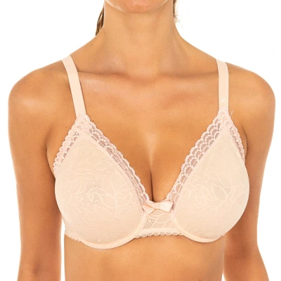 Image of Playtex Womens Triangle bra with flexible underwire P07I3 women Beige Size 34B