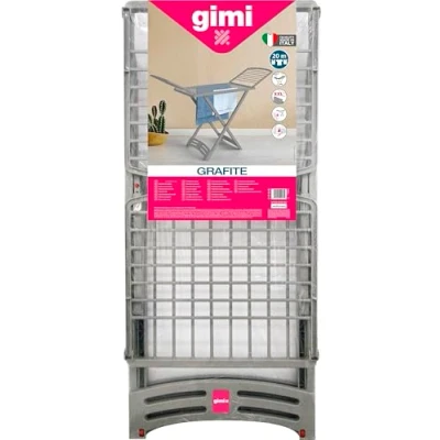 Image of Gimi Grafite Clothes Rack, Resin, Grey, 0