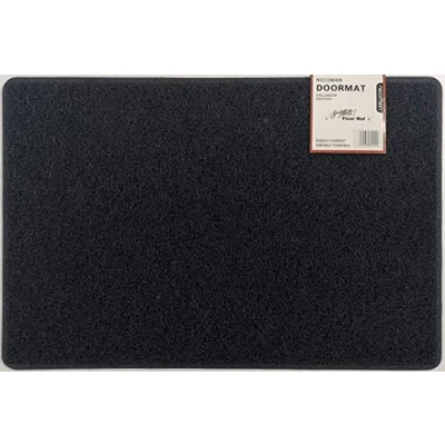 Image of Nicoman Dirt Trapper Barrier Door Mat Heavy Duty Outdoor Indoor Floor Matt(60x40cm,Black)