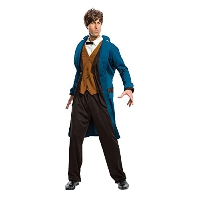 Image of Rubie&#039;s Official Fantastic Beasts Warner Bros Newt Scamander Deluxe Adult Costume X Large Halloween