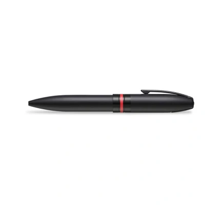 Image of Sheaffer Icon Ballpoint Pen 9108 Matte Black with Glossy PVD Trim Premium Ballpen