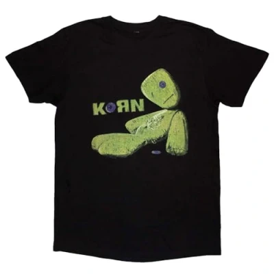 Image of Rock Off officially licensed products Korn Issues Tracklist T Shirt XL Black
