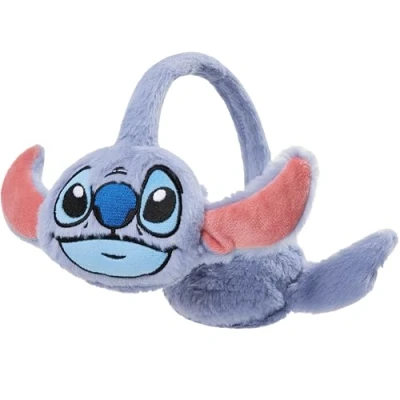 Image of Disney Stitch Fluffy Earmuffs for Girls, Cosy Winter Accessories Cute Gifts Girls (Blue Stitch)