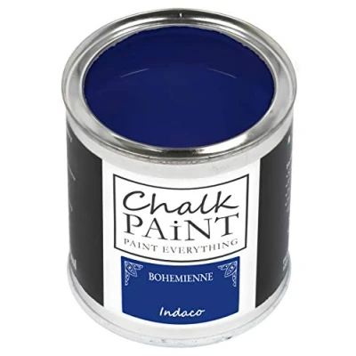Image of Chalk Paint Everything® Indaco (Indigo Blue) 250 ml Water Based for Shabby Chic Furniture, Décor, and Upcycling Projects Non Toxic, Easy to Apply