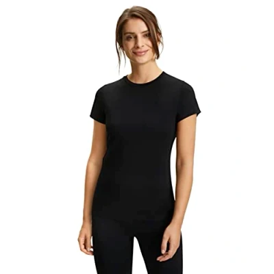 Image of FALKE Women&#039;s CORE Sports T Shirt, Breathable, Black (Black 3000), S (1 Piece)