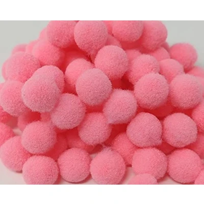 Image of Pack of 300 Mini 10mm Arts &amp; Craft Poms [Light Pink]