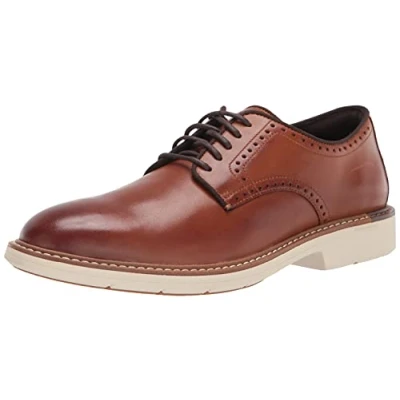 Image of Cole Haan Men&#039;s The Go to Plain Toe Oxford, British Tan, 10.5 UK