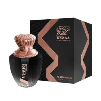 Image of Al Haramain Perfumes Rawaa 100ml Eau de Parfum Oriental Arabian Fragrance Long lasting Luxury Oud for Women and Men Unisex Perfume