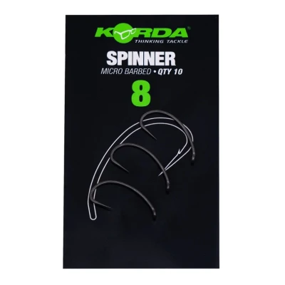 Image of Korda Spinner Barbless Carp Hook 8 (10 pieces) hooks