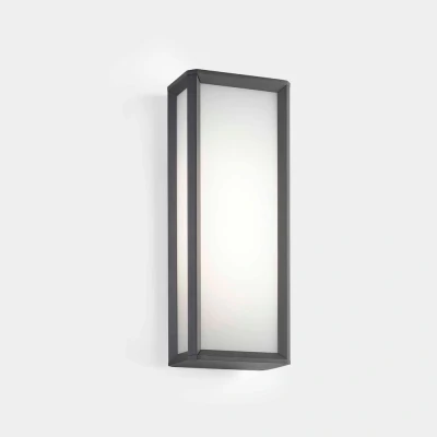 Image of Skat Outdoor LED Box Wall Lantern Urban Grey, White IP65 21.8W 2700K