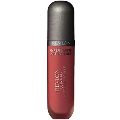 Image of Revlon Ultra HD Lip Mousse Hyper Matte, Longwearing Creamy Liquid Lipstick in Plum / Berry, Spice (825)