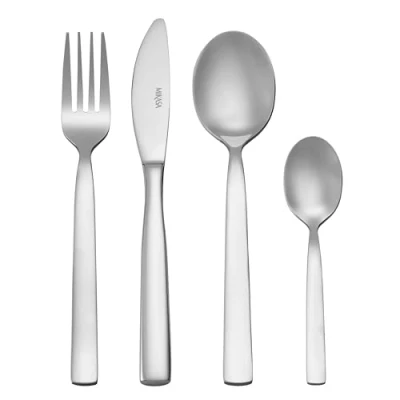Image of Mikasa Beaumont 16pc Stainless Steel Cutlery Set, Gift Boxed