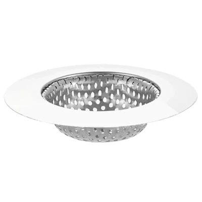 Image of Drain Sink Plug Strainer Filter 2 Pcs Stainless Steel Plughole for Kitchen Bathroom Hair Catcher 4.5cm