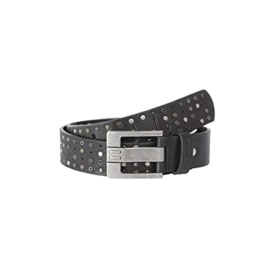 Image of Red Bridge Genuine leather belt and studs for men Black