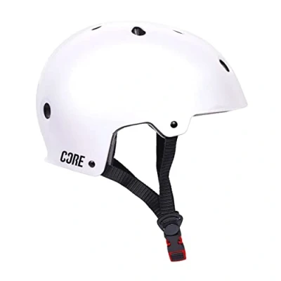 Image of CORE Protection Action Sports Helmet Skate/BMX/Bike/MTB/Roller Derby/Scooter White, XS/S