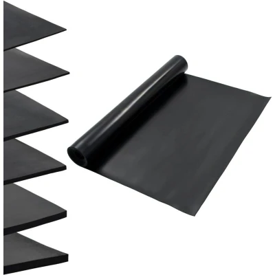 Image of vidaXL Floor Mat Anti Slip Rubber 1.2x5 m 3 mm Smooth