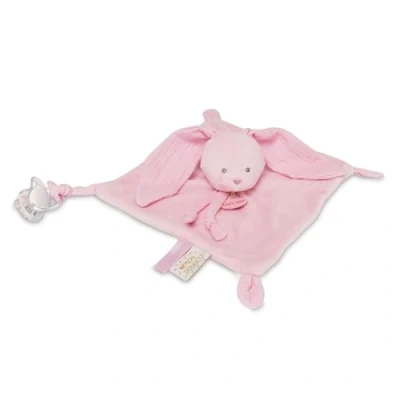 Image of BABY NAT Misty BN0616 Rabbit Soft Toy Pink