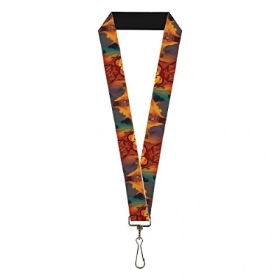 Image of Buckle Down Key Chain Lanyard Hercules Hades Not Applicable