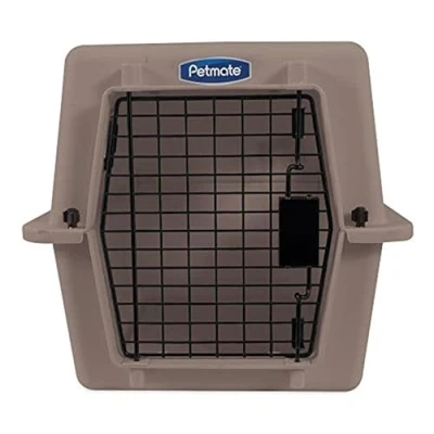 Image of Petmate Ultra Vari Dog Kennel for Small Dogs (Durable, Heavy Duty Travel Crate, Made with Recycled Materials, 21 in. Long) up to 15 lbs