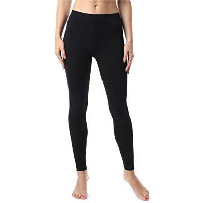 Image of Bellivalini Women&#039;s Long Bio Cotton Leggings BLV50 183 (Black, XS)
