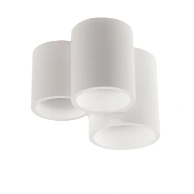 Image of Banjie Paintable Plaster Ceiling Lamp White, GU10