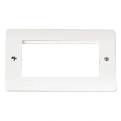 Image of Click Mode 2 Gang Media Unfurnished Plate 4 Apertures CMA312