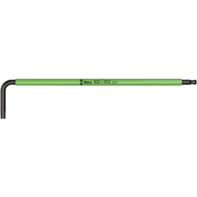 Image of Wera 05022604001 2.5 x 112 mm 950 SPKL Metric BlackLaser Hex Key Silver