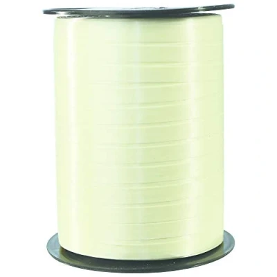 Image of Clairefontaine Ref 601702C Smooth Counter Ribbon Roll (Single Reel) 7mm x 500m Length Roll, 11.7 9.5cm Spool Suitable for Gift Wrapping &amp; Crafting Ivory