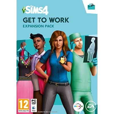 Image of The Sims 4 Get to Work (EP1) PCWin Code In A Box Video Game English