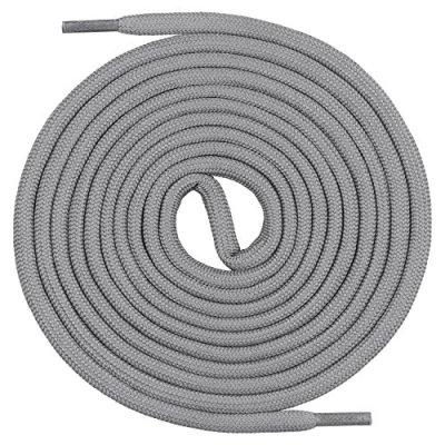 Image of Mount Swiss© Hiking and Work Boot Laces Extra Strong Round Polyester Diameter 5 mm Length 70 220 cm grey