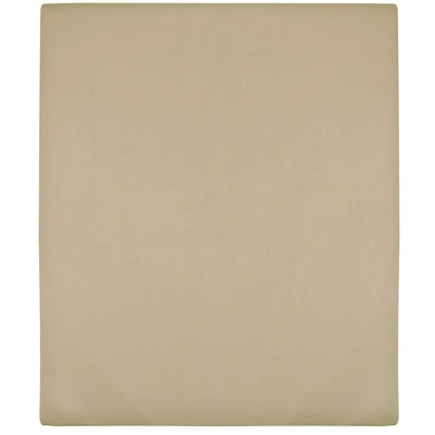 Image of vidaXL Jersey Fitted Sheets 2 pcs Taupe 160x200 cm Cotton