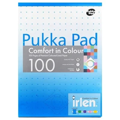 Image of Pukka Dyslexia Pad A4 80gsm Ruled With Margin 100 Pages 50 sheets