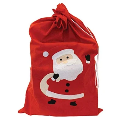 Image of Giant Christmas Santa Sack Stocking Extra Large Red Father Xmas Gift Present Bag (Jumbo Red)