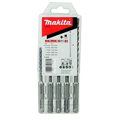 Image of Makita B 59003 5 Piece Nemesis II SDS Plus Drill Bits