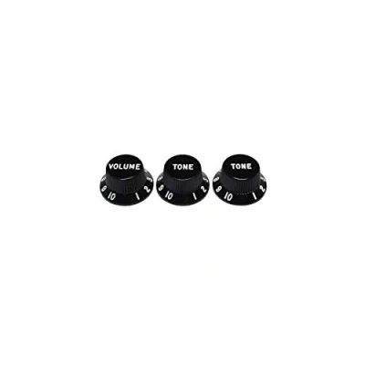 Image of Fender 991365000 Stratocaster Pot Knobs (Volume/Tone/Tone), black