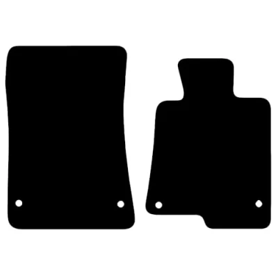 Image of Carsio Tailored Carpet Car Floor Mats For Mercedes SLC 2016+ Onwards Fit Mat Complete Accessory Black Custom Fitted All Weather, Anti Slip Backing &amp; Trim