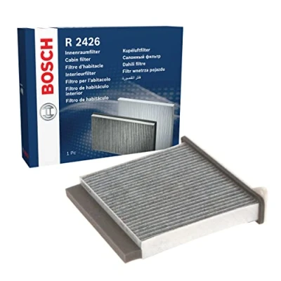 Image of MME61701, MN185231, MR398288, MZ690361, XR398288 Pollen Filter BOSCH 1 987 432 426 Activated Carbon 231mm 231,5mm 74mm