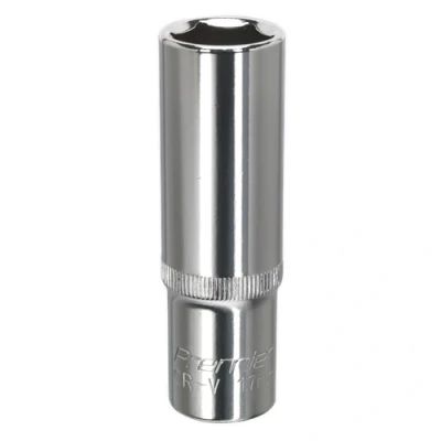 Image of Sealey Premier WallDrive® Socket 17mm Deep 1/2&quot;Sq Drive Fully Polished
