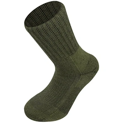 Image of Highlander Mens Norwegian Army Quick Drying Stretch Natural Wool Socks